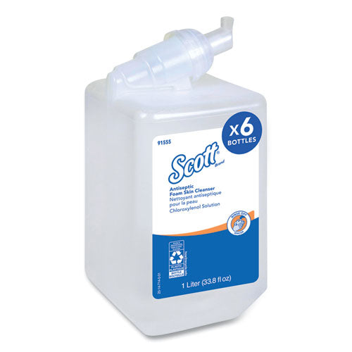 Antiseptic Foam Skin Cleanser, Unscented, 1,000 Ml Refill, 6/carton