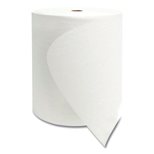 Valay Proprietary Tad Roll Towels, 1-ply, 7.5" X 550 Ft, White, 6 Rolls/carton