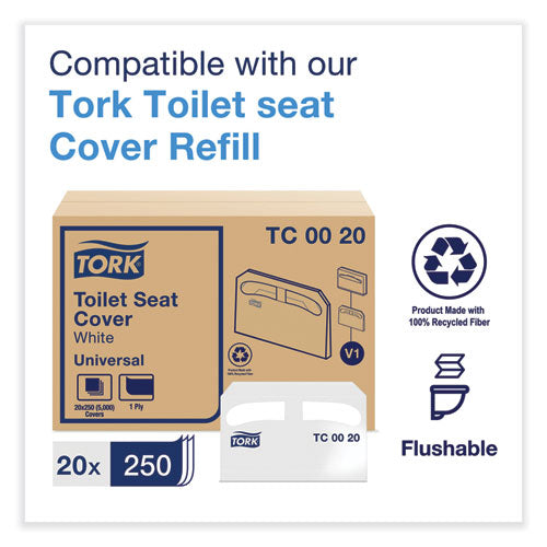 Toilet Seat Cover Dispenser, 16 X 3 X 11.5, White, 12/carton