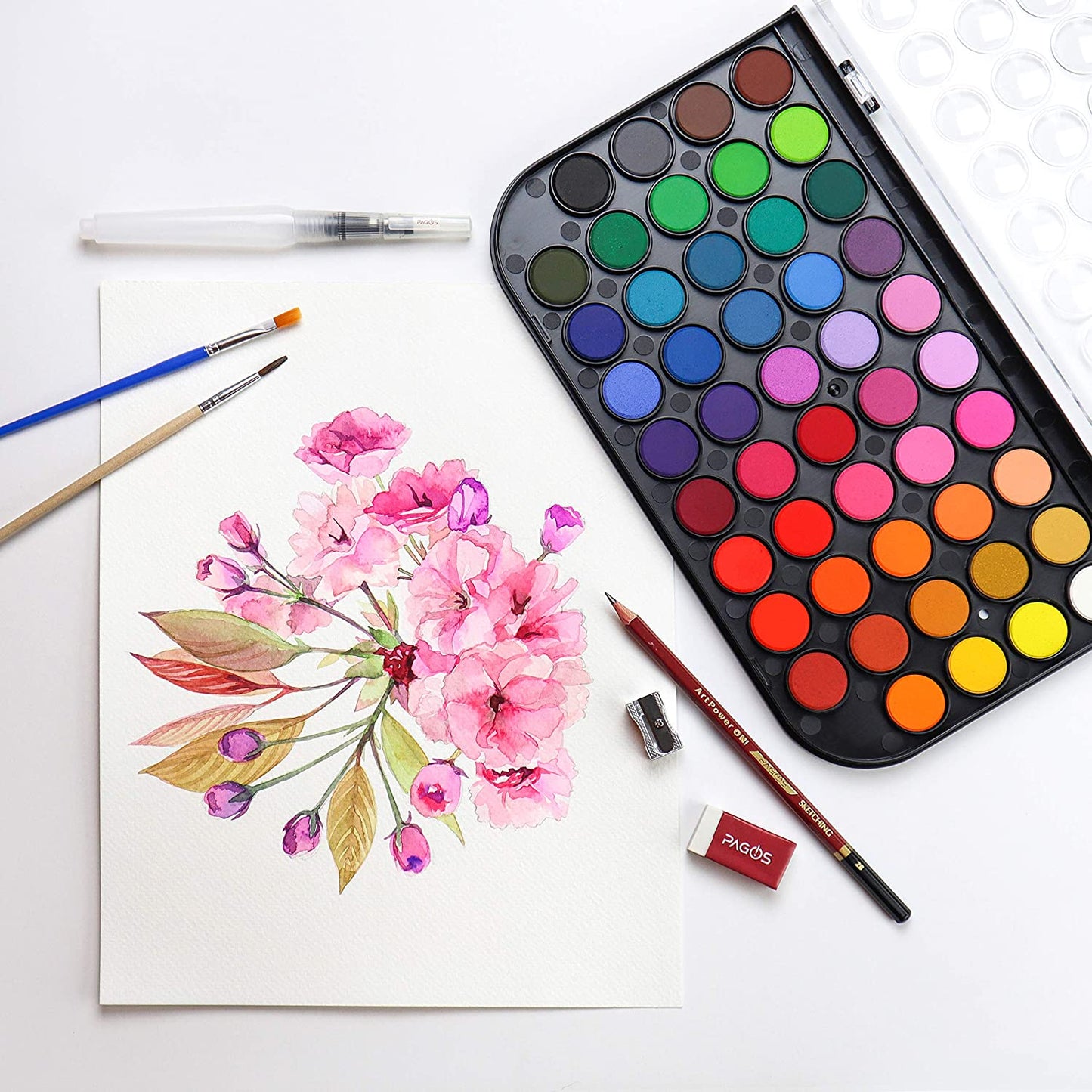 Watercolor Set 48 Paints