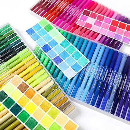 Watercolor Dual Brush Pens 80 Pieces Set