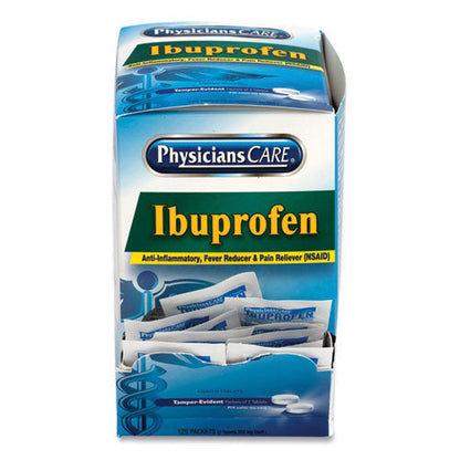 Ibuprofen Pain Reliever, Two-pack, 125 Packs/box