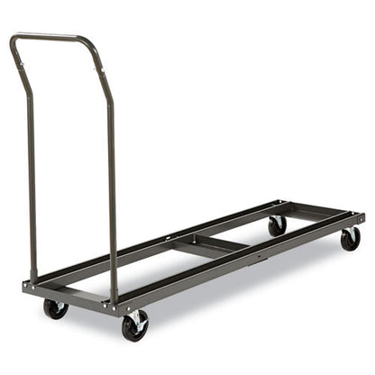 Chair/table Cart, Metal, 600 Lb Capacity, 20.86" X 50.78" To 72.04" X 43.3", Black