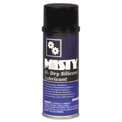 Si-dry Silicone Spray Lubricant, 11 Oz Aerosol Can, 12/carton