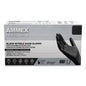 Nitrile Exam Gloves, Powder-free, 3 Mil, Large, Black, 100/box, 10 Boxes/carton
