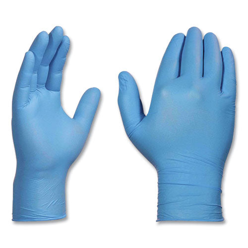 Nitrile Exam Gloves, Powder-free, 3 Mil, Large, Light Blue, 100/box, 10 Boxes/carton