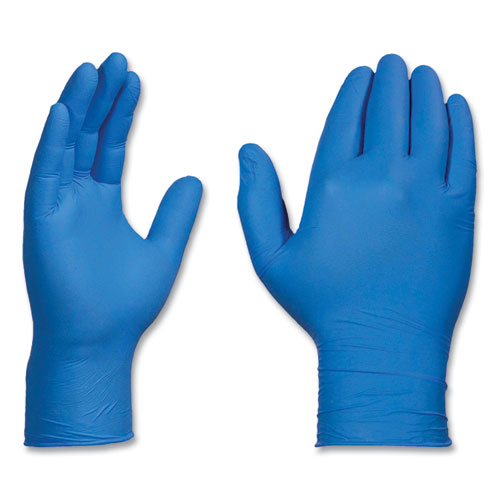 Industrial Nitrile Gloves, Powder-free, 3 Mil, Large, Blue, 100/box, 10 Boxes/carton