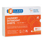 Laundry Detergent Sheets, Free And Clear, 40/pack, 12 Packs/carton