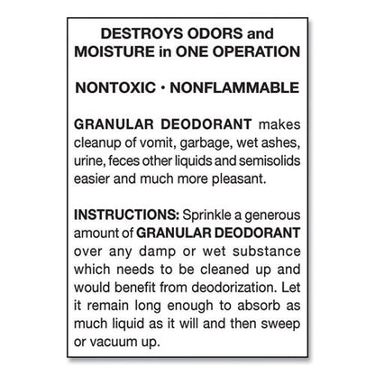 Granular Deodorant, Lemon, 16 Oz, Shaker Can, 12/carton