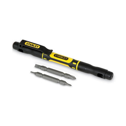 4 In-1 Pocket Screwdriver, Black/yellow