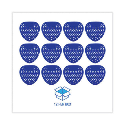 Urinal Screen, Bubblegum Scent, 3.5 Oz, Blue, Dozen