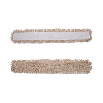 Industrial Dust Mop Head, Hygrade Cotton, 60w X 5d, White