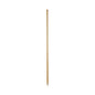 Heavy-duty Threaded End Lacquered Hardwood Broom Handle, 1.13" Dia X 60", Natural