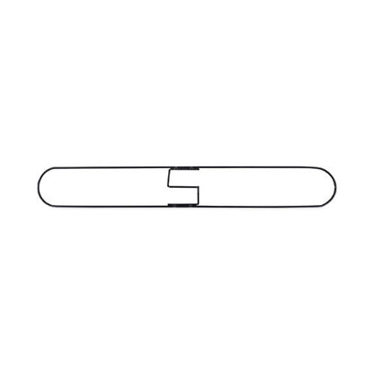 Clip-on Dust Mop Frame, 36w X 5d, Zinc Plated
