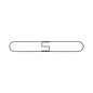 Clip-on Dust Mop Frame, 36w X 5d, Zinc Plated