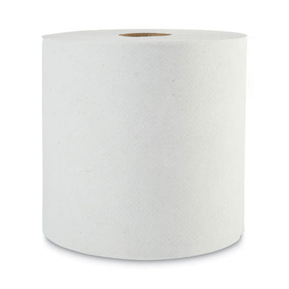 Boardwalk Green Universal Roll Towels, 1-ply, 8" X 800 Ft, Natural White, 6 Rolls/carton