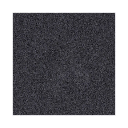 Stripping Floor Pads, 13" Diameter, Black, 5/carton