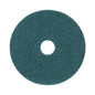 Heavy-duty Scrubbing Floor Pads, 19" Diameter, Green, 5/carton