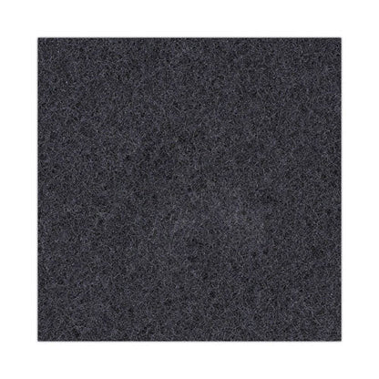 Stripping Floor Pads, 20" Diameter, Black, 5/carton