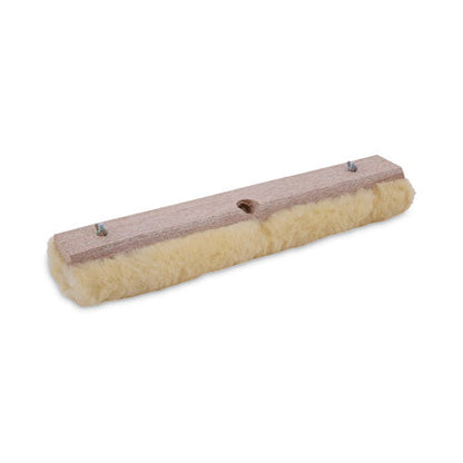 Mop Head, Finish Applicator, Lambswool, 14-inch, White