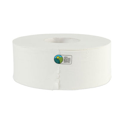 Jrt Bath Tissue, Jumbo, Septic Safe, 2-ply, White, 3.3" X 1,000 Ft, 12 Rolls/carton