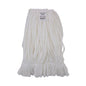 Mop Head, Looped, Enviro Clean With Tailband, Medium, White, 12/carton