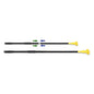 Two-piece Metal Handle With Plastic Jaw Head, 1.5" Dia X 59", Black/yellow