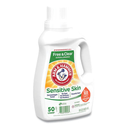 He Compatible Liquid Detergent, Unscented, 50 Loads, 50 Oz Bottle, 8/carton