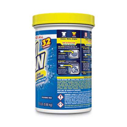 Versatile Stain Remover, Unscented, 1.5 Lb Box, 12/carton