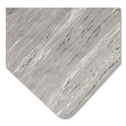 Cushion-step Marbleized Rubber Mat, 24 X 36, Gray