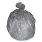 Linear Low-density Can Liners, 56 Gal, 0.95 Mil, 43" X 47", Gray, 25 Bags/roll, 4 Rolls/carton