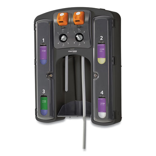Expressmix System Wall-mount Dispenser, Four 110 Oz Slots