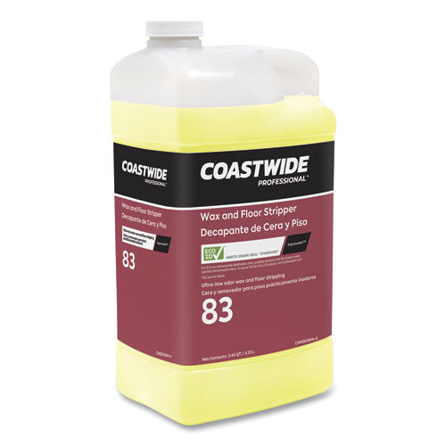 Wax And Floor Stripper For Expressmix System, Ultra-low Odor Soap Scent, 3.25 L Bottle, 2/carton