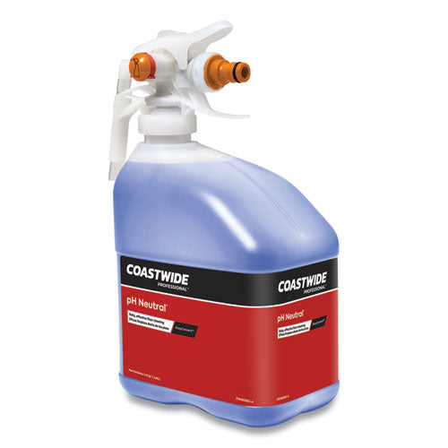 Ph Neutral Daily Floor Cleaner Concentrate For Easyconnect Systems, Strawberry Scent, 3 L Bottle, 2/carton