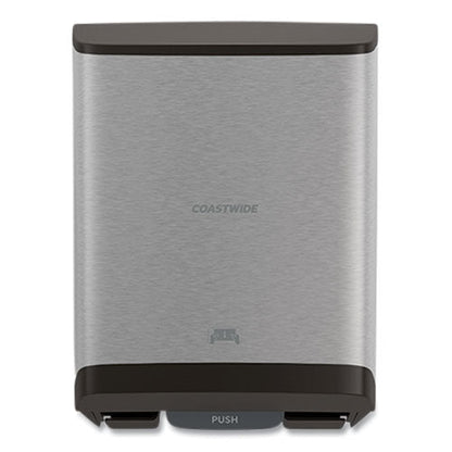 J-series Auto-cut Hardwound Paper Towel Dispenser, 12.32 X 9.34 X 16.67, Black/metallic
