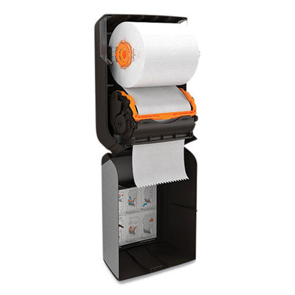 J-series Auto-cut Hardwound Paper Towel Dispenser, 12.32 X 9.34 X 16.67, Black/metallic