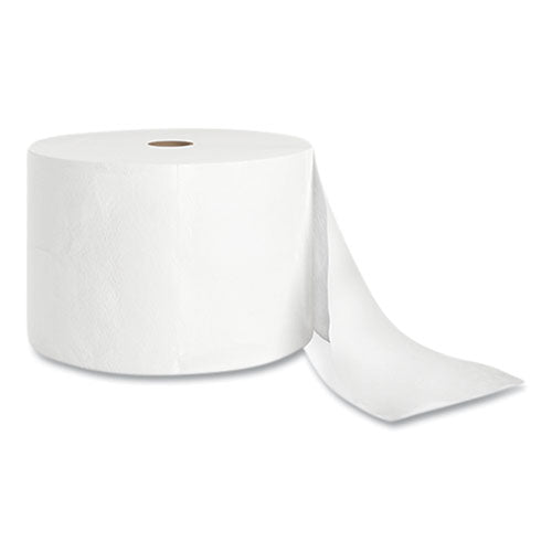 J-series 1-ply Small Core Bath Tissue, Septic Safe, White, 4" X 1,000 Ft, 3,000 Sheets/roll, 18 Rolls/carton
