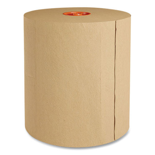 J-series Hardwound Paper Towels, 1-ply, 8 X 800 Ft, Natural Kraft, 6 Rolls/carton