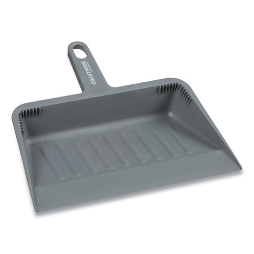 Heavy Duty Dustpan, 11.9 X 10.8, Plastic, Gray