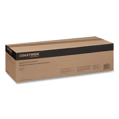 Light Duty Scouring Pads, White, 60/pack