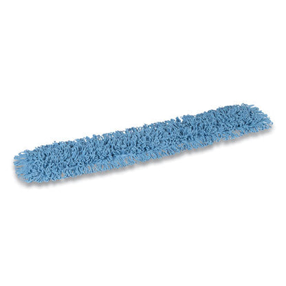 Looped-end Dust Mop Head, Cotton, 48 X 5, Blue