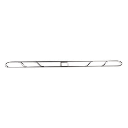 Dust Mop Frame, 60" X 5", Steel Wire, Black