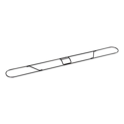 Dust Mop Frame, 48" X 5", Steel Wire, Black