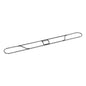 Dust Mop Frame, 48" X 5", Steel Wire, Black