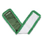 Looped-end Dust Mop Head, Microfiber, 36 X 5, Green