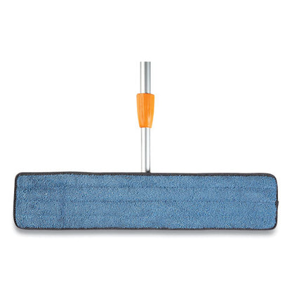 Microfiber Wet Mop Pad, 5 X 24, Blue