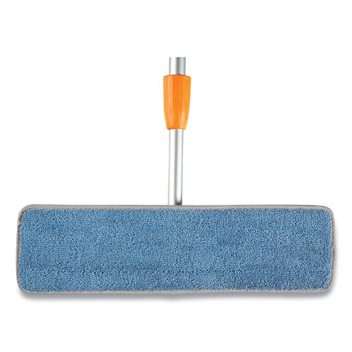 Microfiber Wet Mop Pad, Economy, 5 X 18, Blue