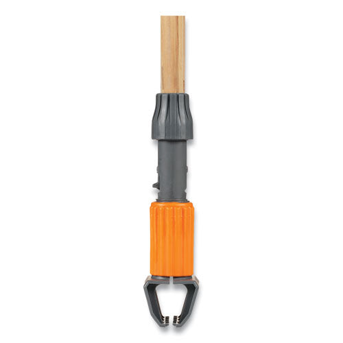 Clamp Style Wet-mop Handle, Wood, 60" Handle, Natural