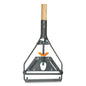 Side-gate Wet-mop Handle With Metal Head, Wood, 60" Handle, Natural