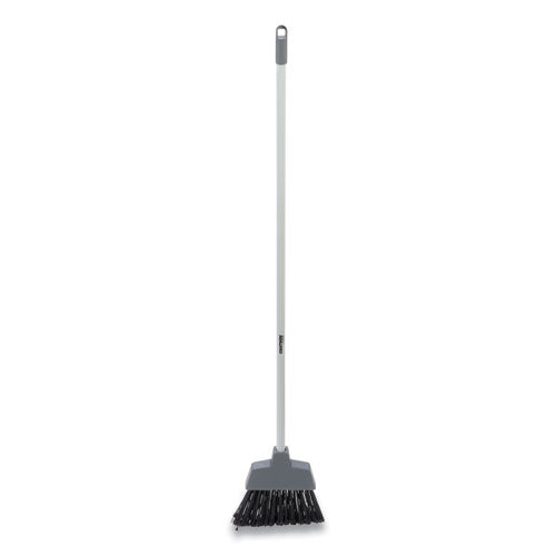 Polypropylene Bristle Angled Broom, 51" Handle, Gray